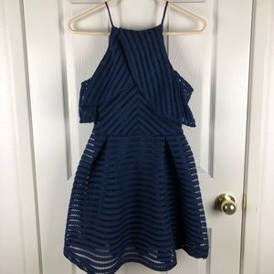 BARDOT JUNIOR Navy Blue Party Dress Size 14